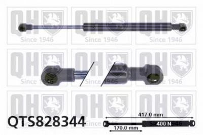 QUINTON HAZELL qts828344 -  Газовая пружина, крышка багажник